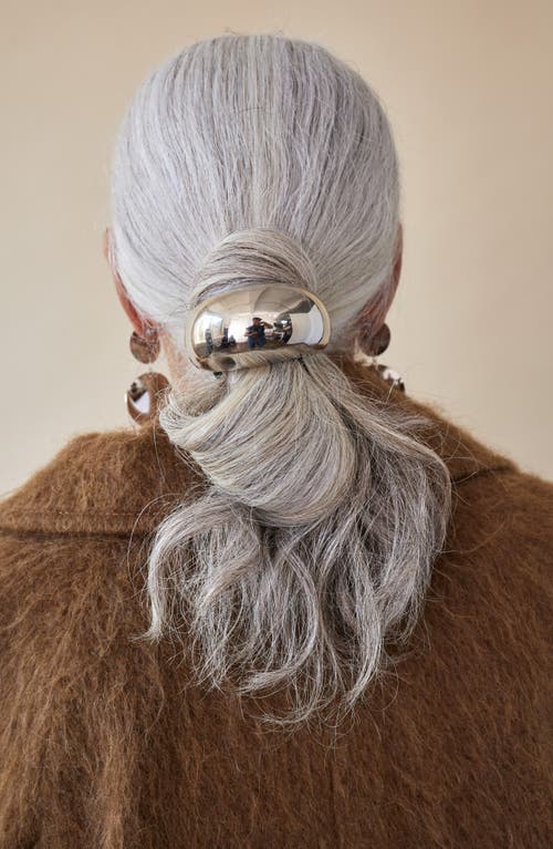 Lelet Ny Dome Pony Cuff In Rhodium