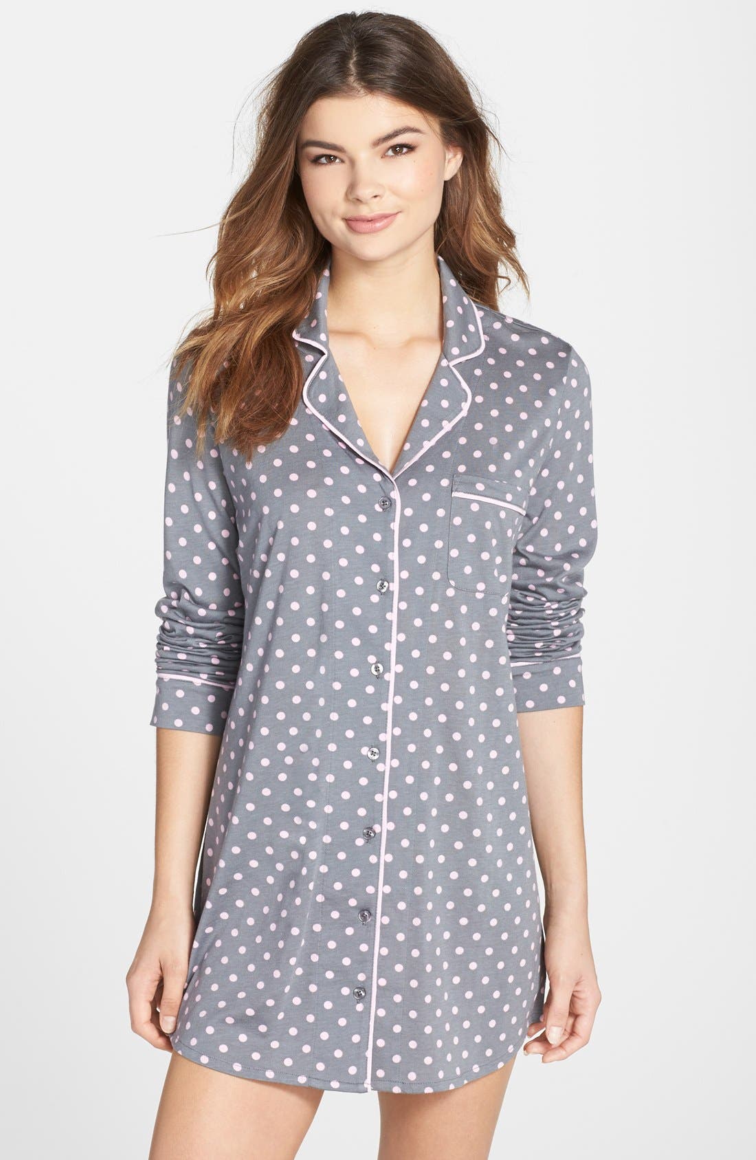 PJ Salvage 'Sweet Hearts' Knit Sleep Shirt Nordstrom