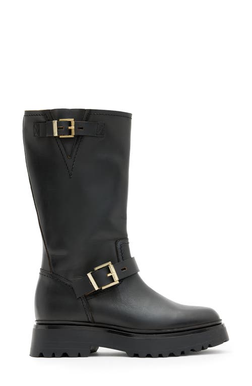 Shop Allsaints Marisa Biker Boot In Black