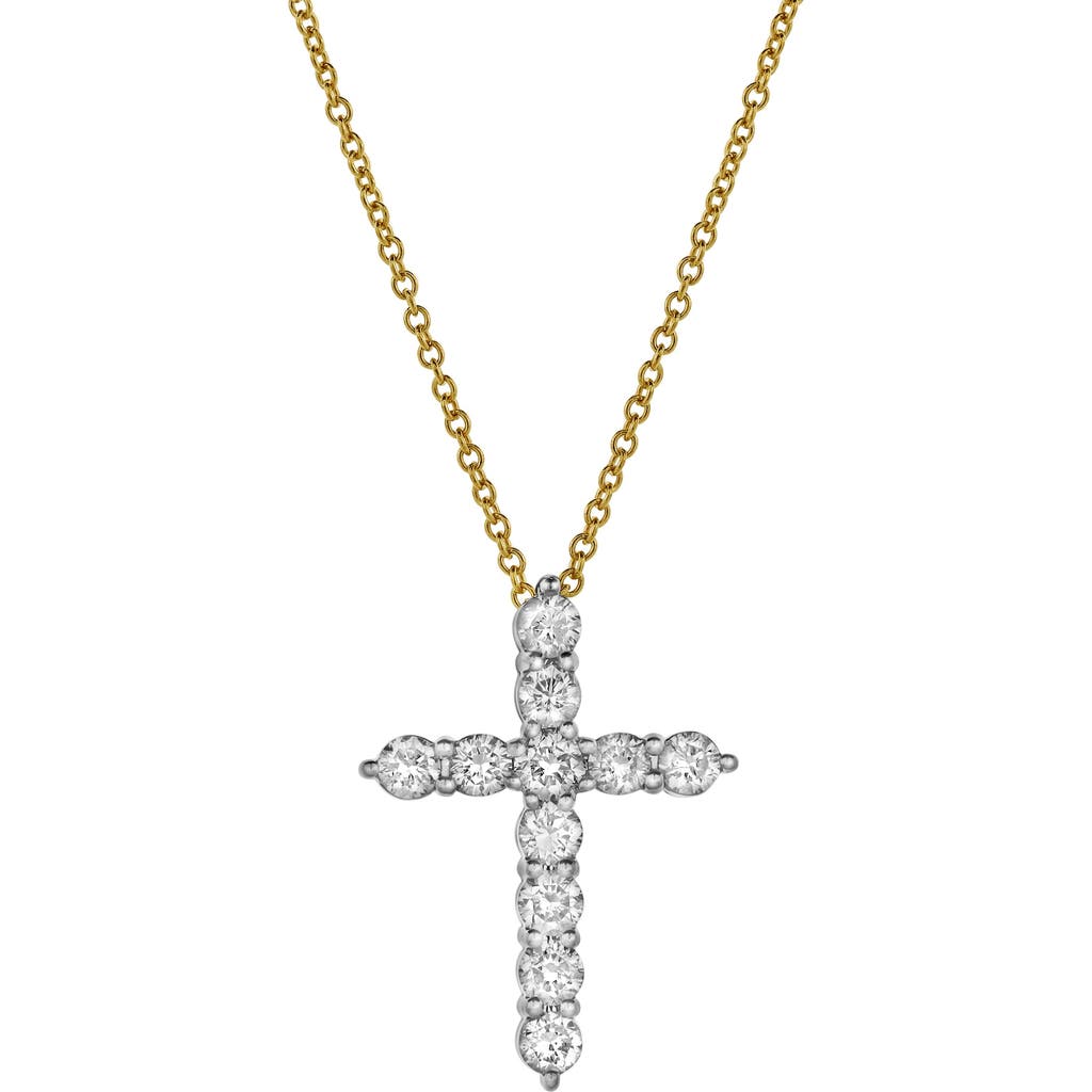 Luvmyjewelry Christian Cross Pommee Diamond Pendant In 10k Yellow Gold