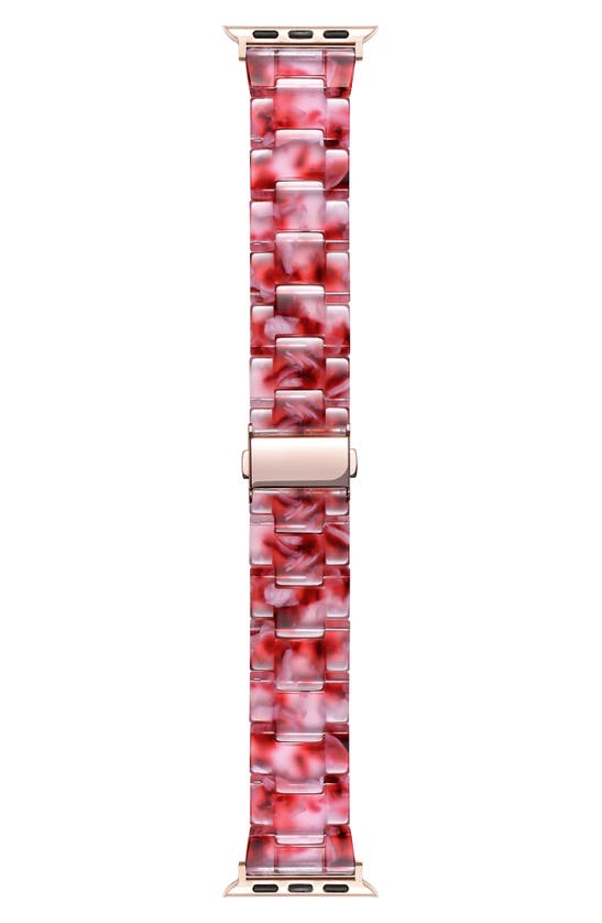 Shop The Posh Tech Claire Resin 20mm Apple Watch® Bracelet Watchband In Red Multicolor