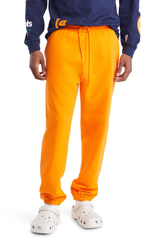 CARROTS BY ANWAR CARROTS Wordmark Appliqué Sweatpants in Orange