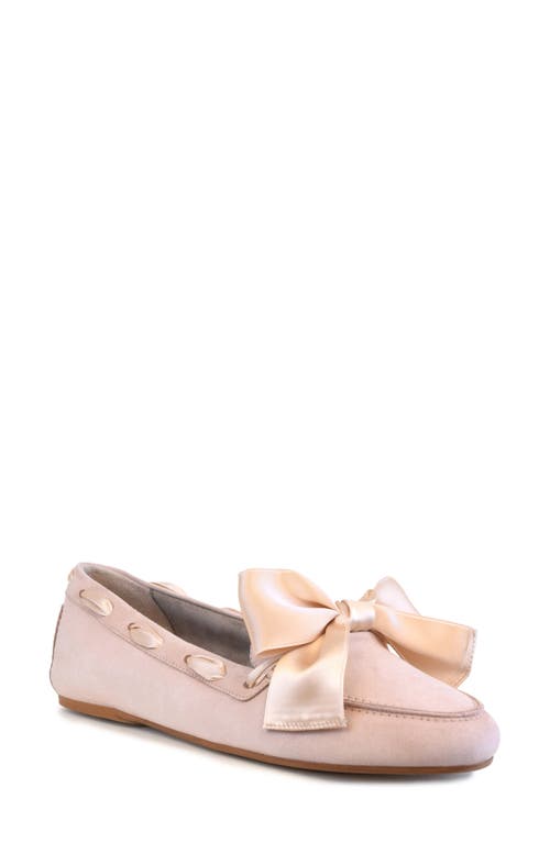 Dream Suede Loafer in Nude Cashmere Suede