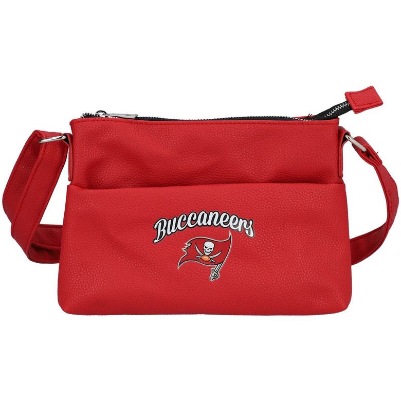 Foco Tampa Bay Buccaneers Logo Script Crossbody Handbag In Red