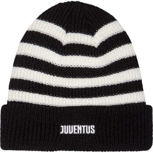 FAN INK Men's Black Juventus Toner Cuffed Knit Hat