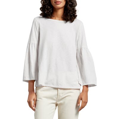 Michael Stars Bell Sleeve Tee, Size One Size - White