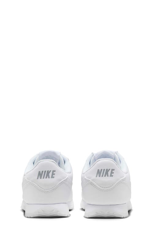 Nike Cortez Sneaker In White/ Wolf Grey/ White