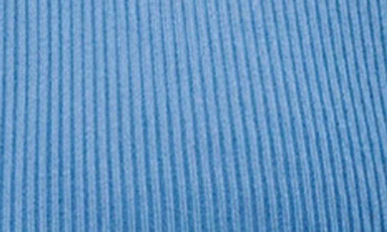 Shop Travismathew Moveknit Rib V-neck Polo In Moonlight Blue