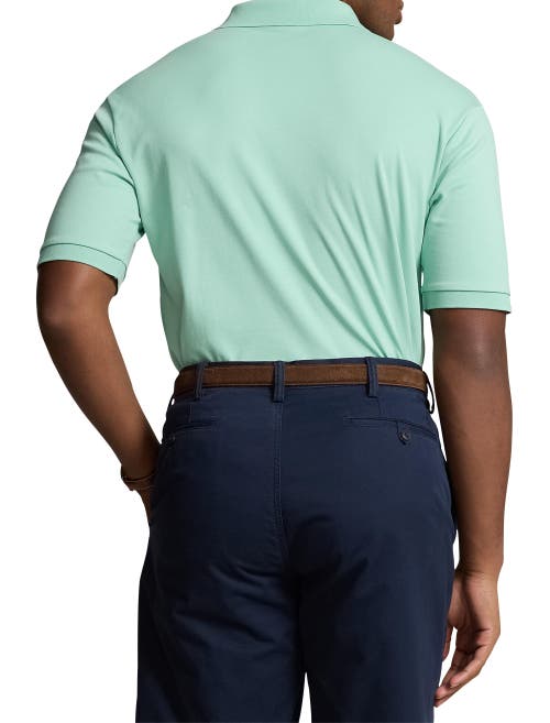 Shop Polo Ralph Lauren Soft Touch Polo Shirt In Celadon