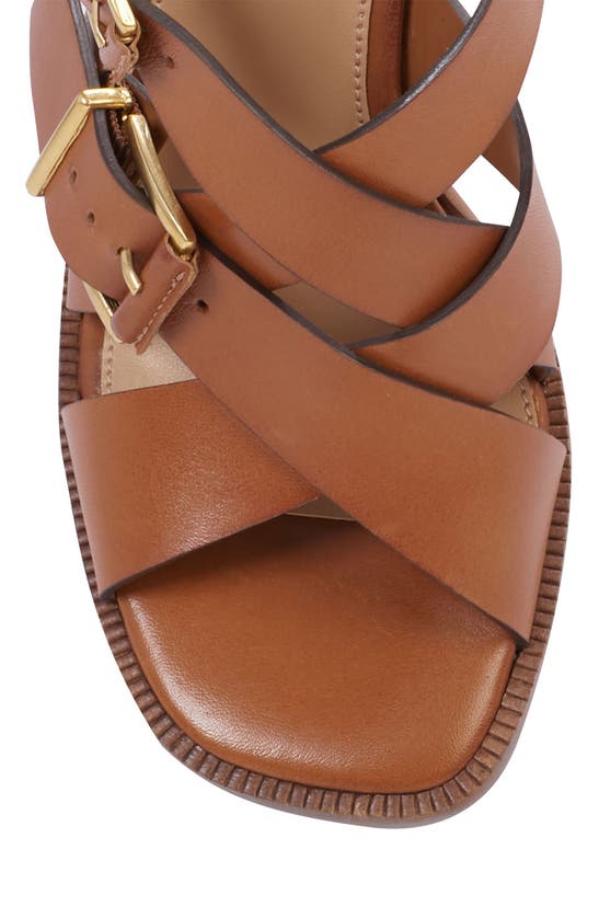Vince Camuto Penina Ankle Strap Sandal In Golden Walnut