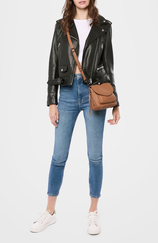 Shop Aimee Kestenberg Mini All For Love Convertible Leather Crossbody Bag In Vachetta