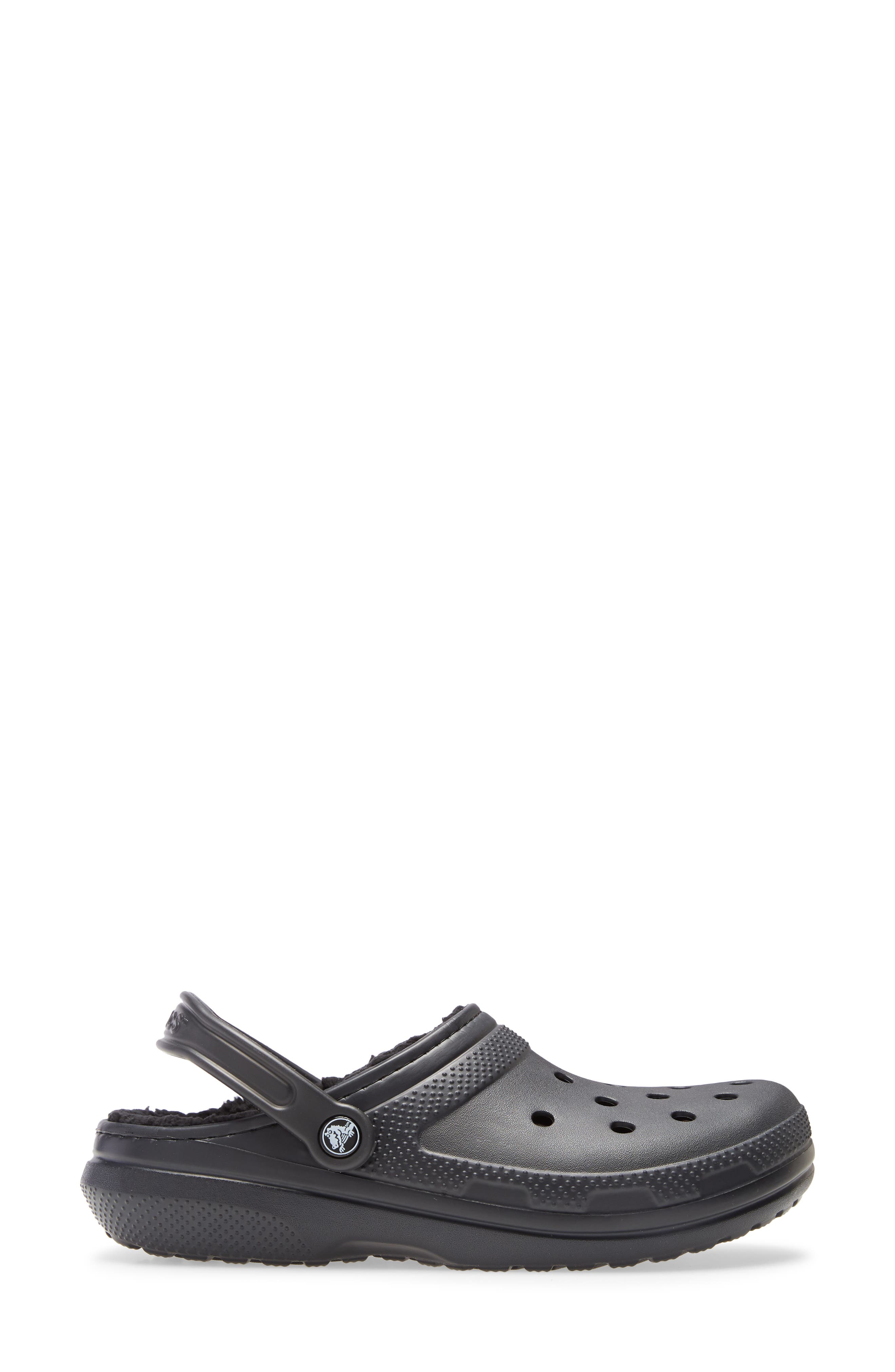 croc lined clog