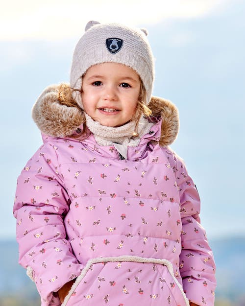 Deux Par Deux Baby Unisex Knit Hat With Ears Off White In Whisper White