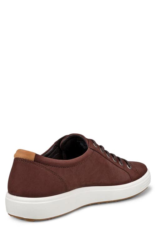 Shop Ecco Soft 7 Sneaker In Chocolate