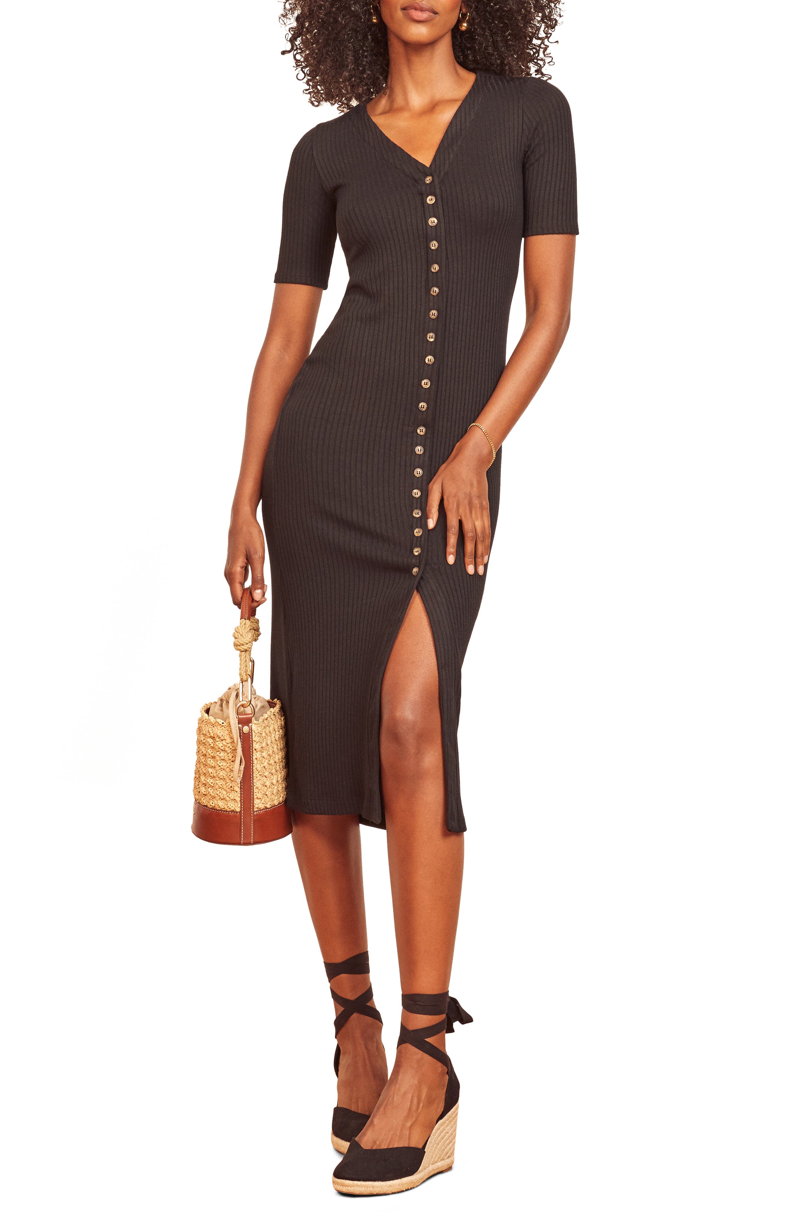 reformation sweater dress