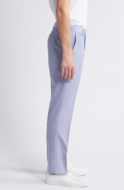 Shop Hugo Boss Boss Genius Dress Pants In Navy