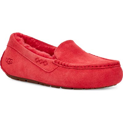 UGG Ansley Water Resistant Slipper, Red (Nordstrom Exclusive)