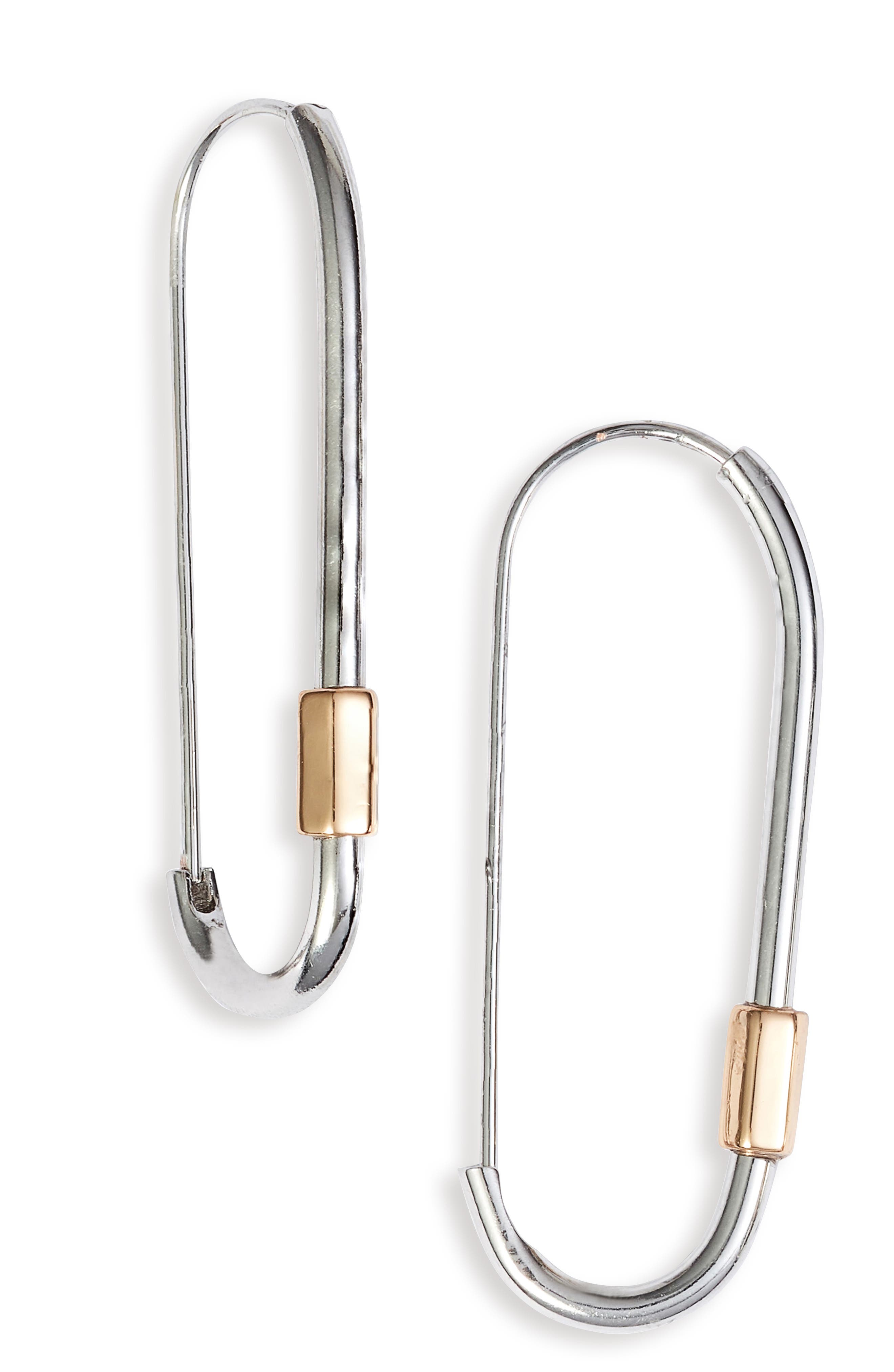 ALLSAINTS Carabiner Hoop Earrings (Nordstrom Exclusive) Nordstrom