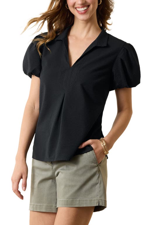 Tommy Bahama Nova Wave Puff Sleeve Seersucker Top at Nordstrom,