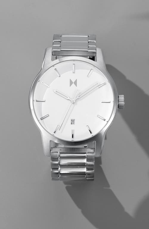 Mvmt Men's Classic Ii Silver Stainless Steel Watch 44mm In Silver