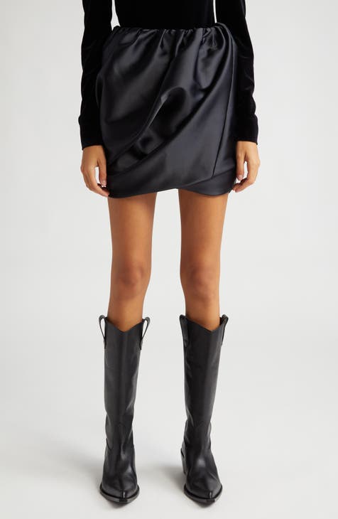 black silk skirt Nordstrom