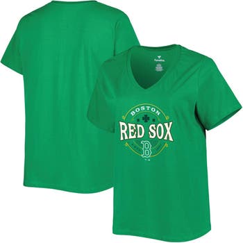 Women's G-III 4Her by Carl Banks White Boston Red Sox City Graphic Fitted T-Shirt Size: Extra Small