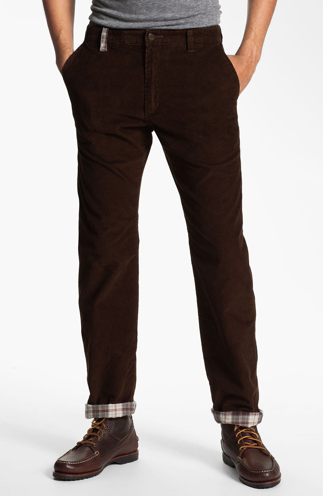 men's flannel lined corduroy pants
