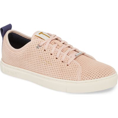 Ted Baker London Kaliix Perforated Low Top Sneaker- Pink