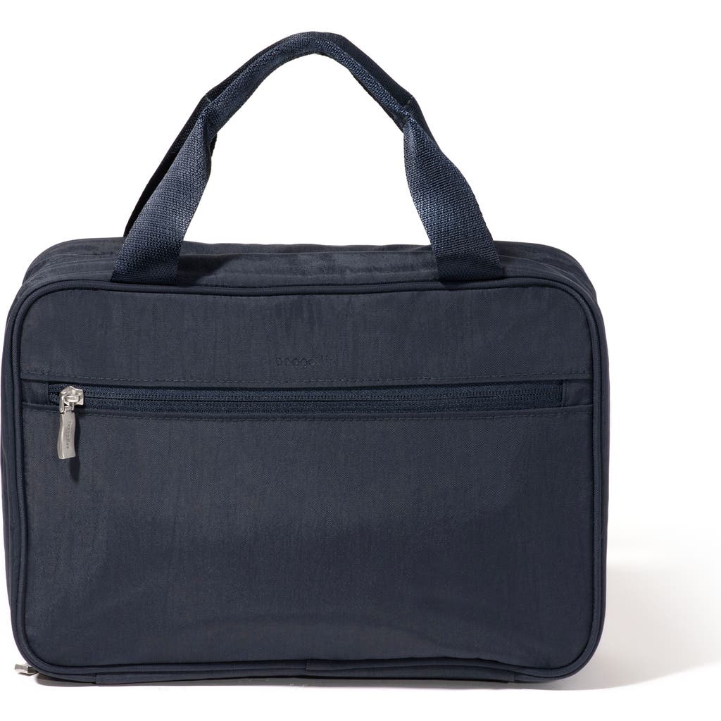 Baggallini Large Hanging Travel Toiletry Kit In French Navy
