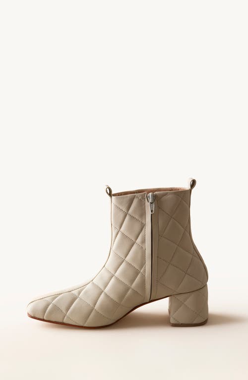 Shop Huma Blanco Belen Quilted Boot In Quilted Bone