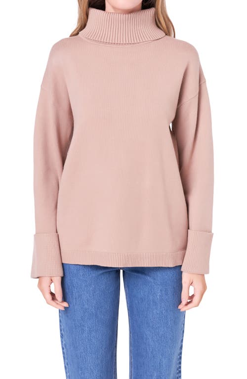 ENGLISH FACTORY ENGLISH FACTORY OVERSIZE TURTLENECK SWEATER 