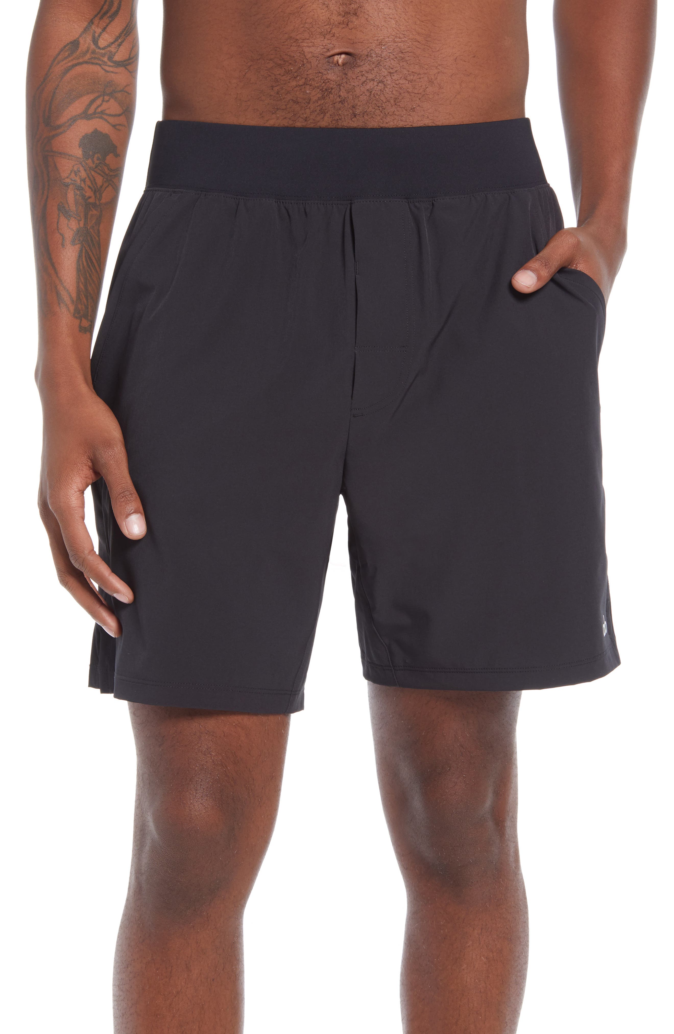 alo black shorts