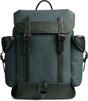 Micro sales leather backpack