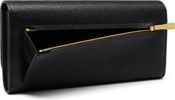 Mulberry black Leather Continental Wallet