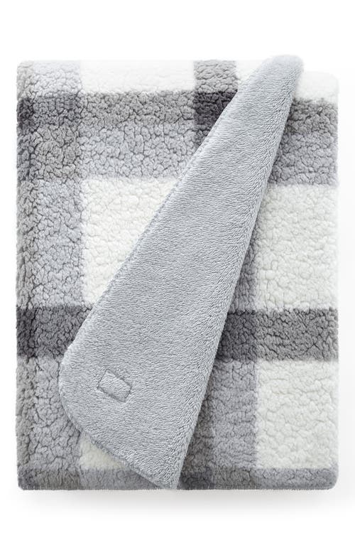 UGG(r) Evie Faux Fur Throw Blanket in Stone