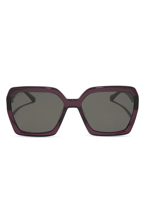 DIFF Sloane 54mm Square Sunglasses in Grey 