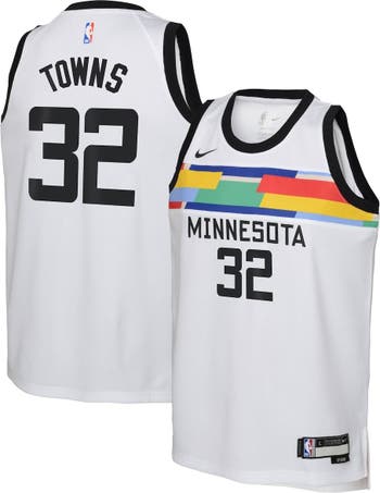 Nike Youth Nike Karl-Anthony Towns White Minnesota Timberwolves
