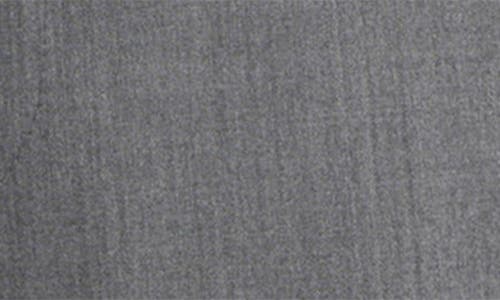 Samuelsohn Flat Front Straight Leg Wool Dress Pants In Mid Grey