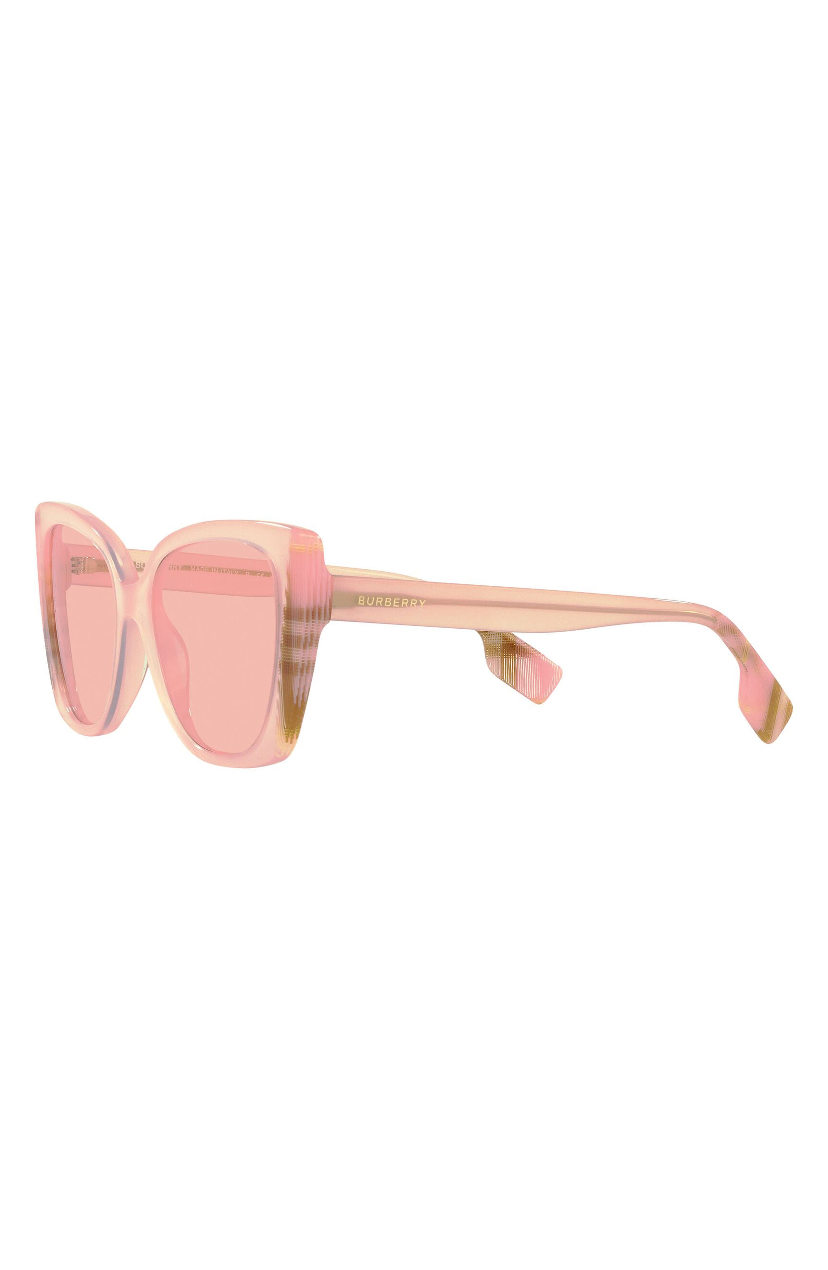 burberry Meryl 54mm Cat Eye Sunglasses in Pink | Smart Closet