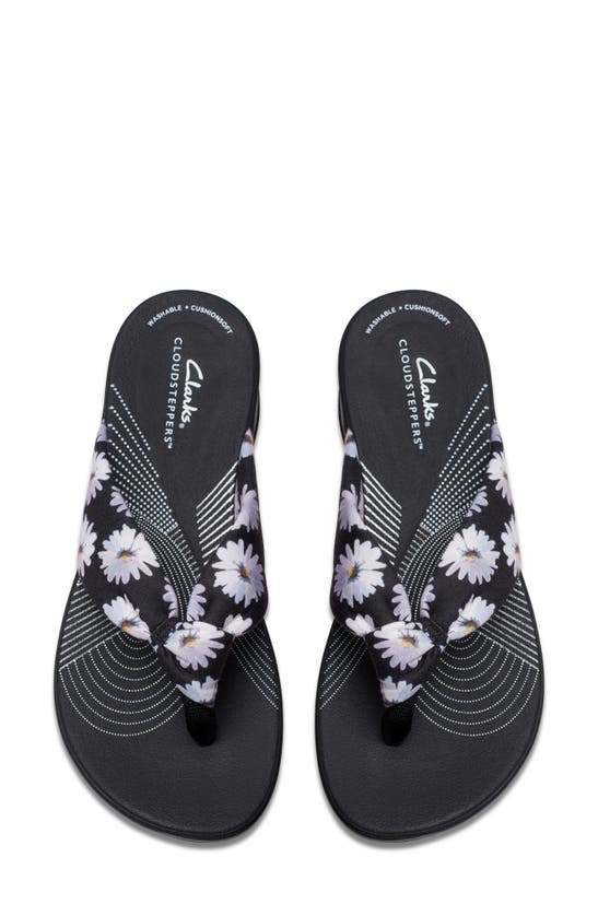 Shop Clarks ® Arla Glison Flip Flop Sandal In Black Multi