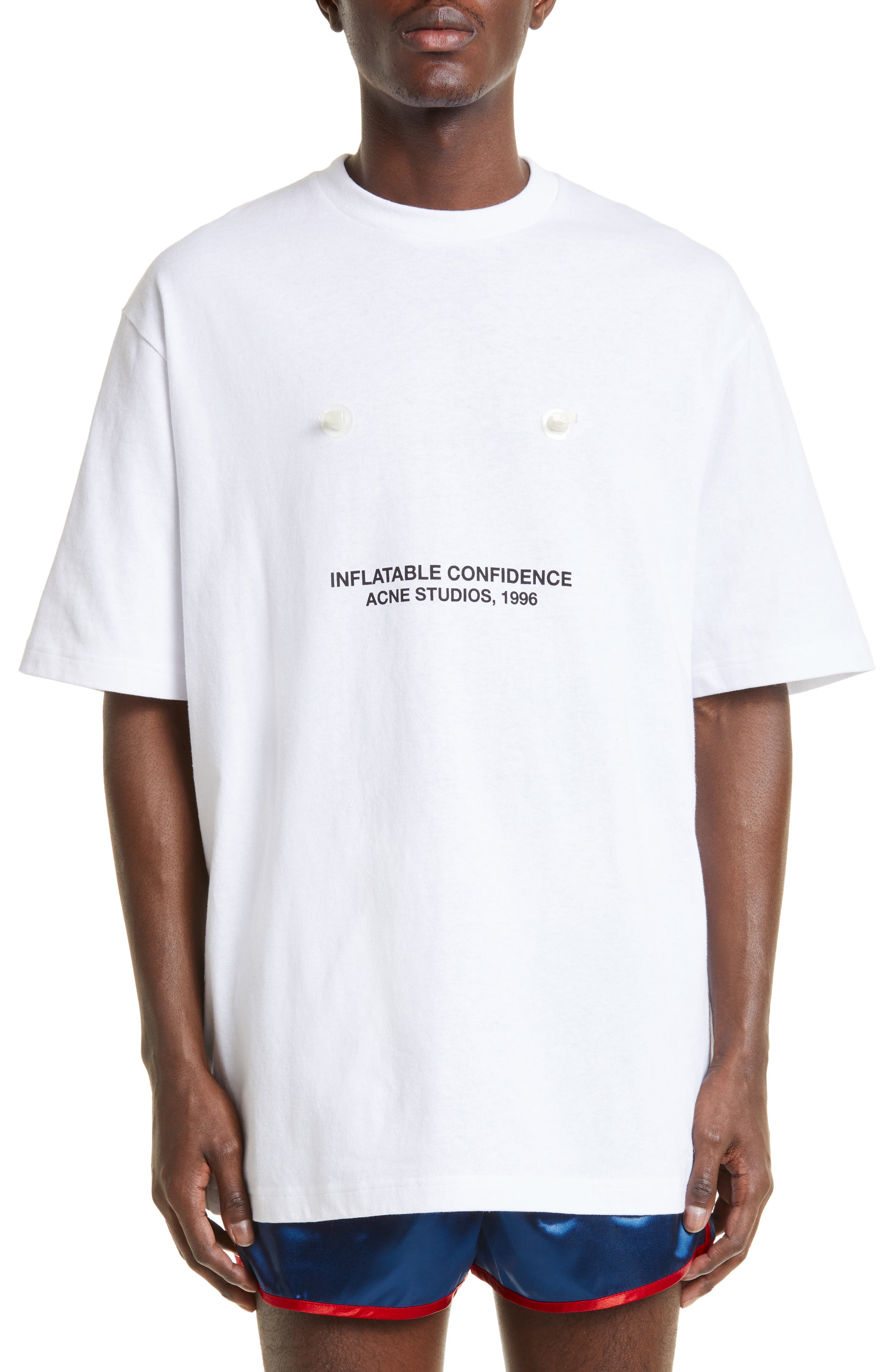 acne studios white tee
