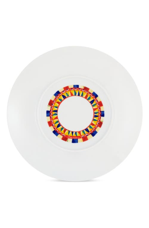 Dolce & Gabbana Lemon-print Charger Plate In Blue