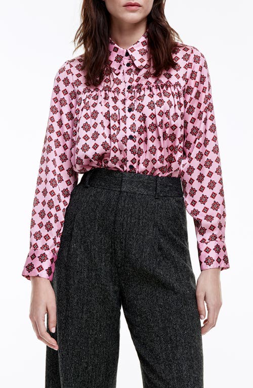 SMYTHE SMYTHE FOULARD PRINT BUTTON-UP SHIRT 