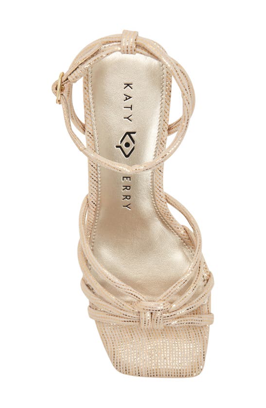 Shop Katy Perry The Irisia Ankle Strap Wedge Sandal In Gold