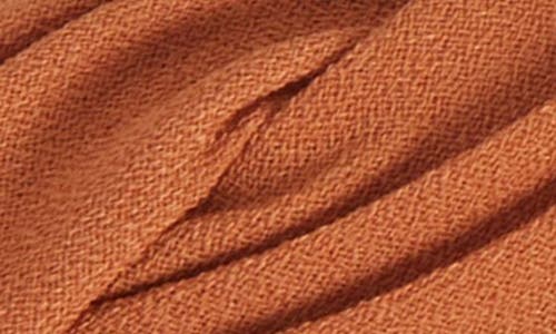 Tasha Braided Pleated Headband In Rust