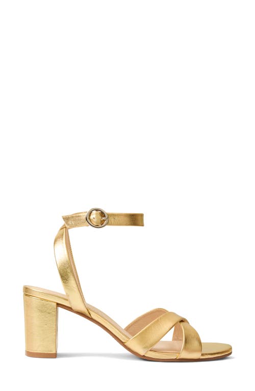 Jack Rogers Peri Ankle Strap Sandal In Gold
