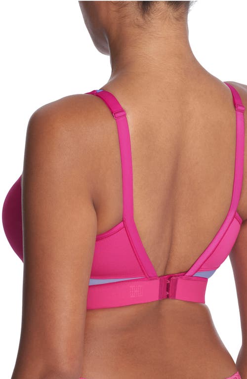 Shop Natori Gravity Contour Underwire Sports Bra In Raspbry/bl