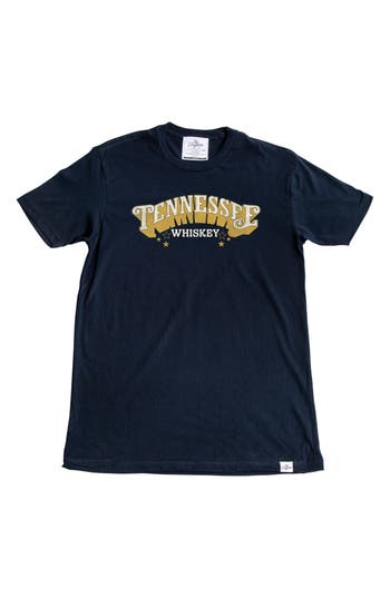 Kid Dangerous Tennessee Whiskey Graphic T-shirt In Navy
