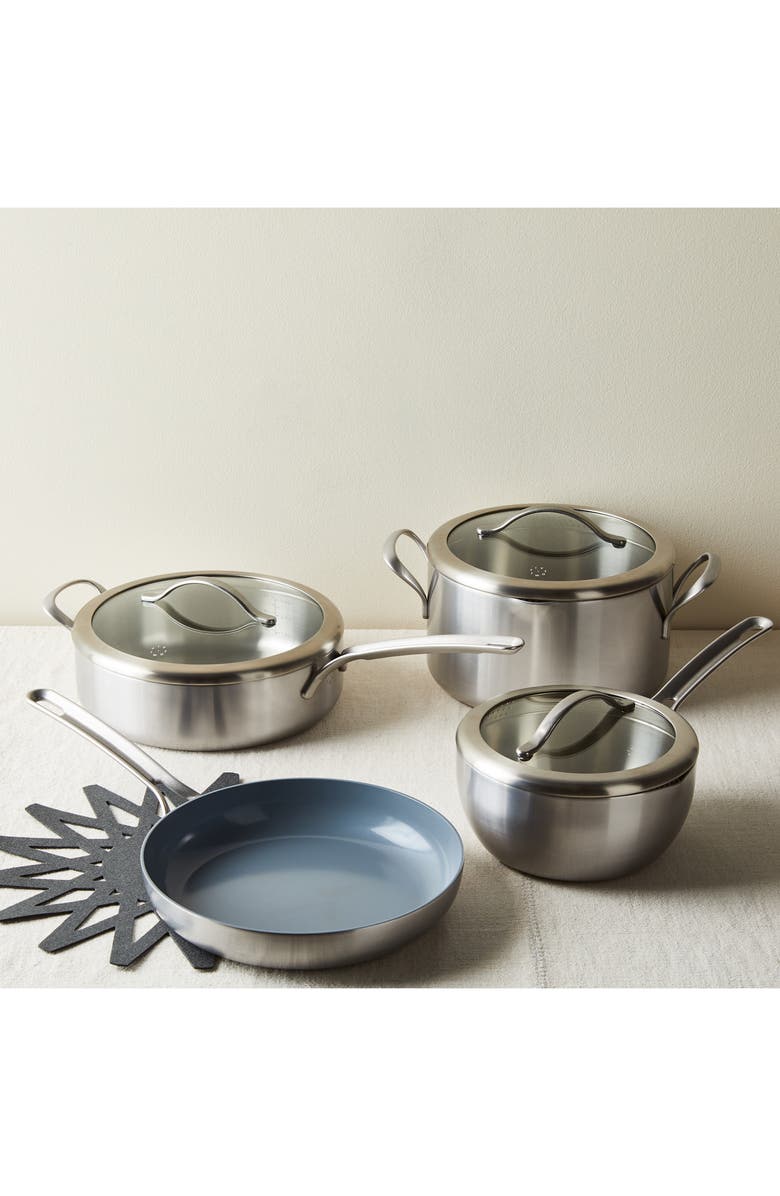 FIVE TWO BY FOOD52 7-Piece Essential Cookware Set, Main, color, METAL