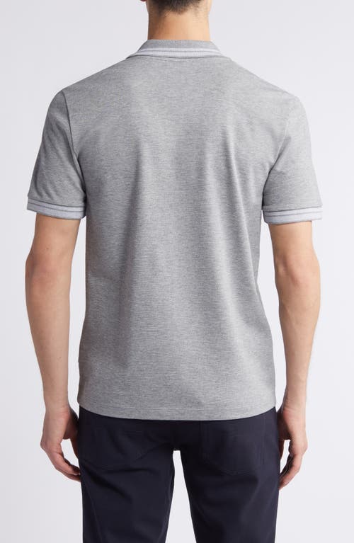 Shop Hugo Boss Boss Pye Polo In Silver